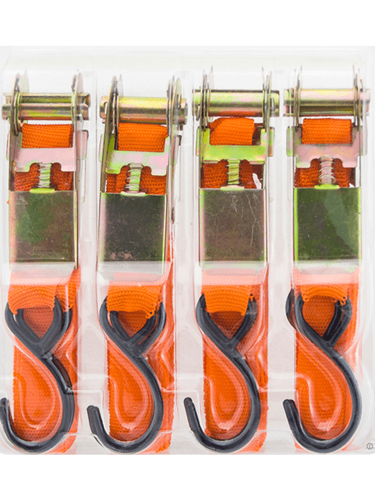 4pc Ratchet Tie Downs 68413C 2