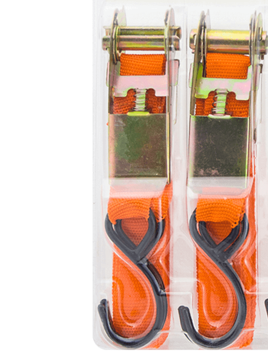 4pc Ratchet Tie Downs 68413C 3