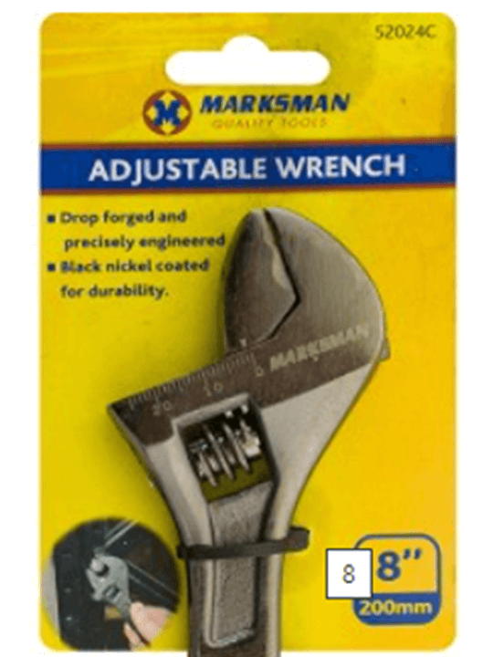 8 (20cm) Adjustable Wrench 52024C 2