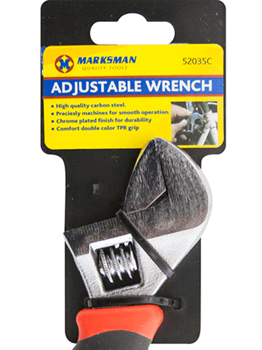 8''(20cm) Adjustable Wrench- Mini Handle 52035C 2