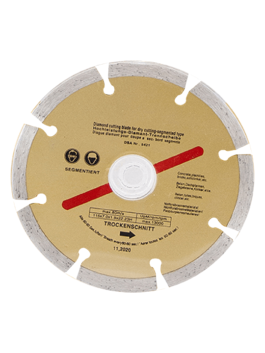 3pc 4.5115mm Diamond Cutting Blades - Gold 65029C 2-01 Diamond Disc