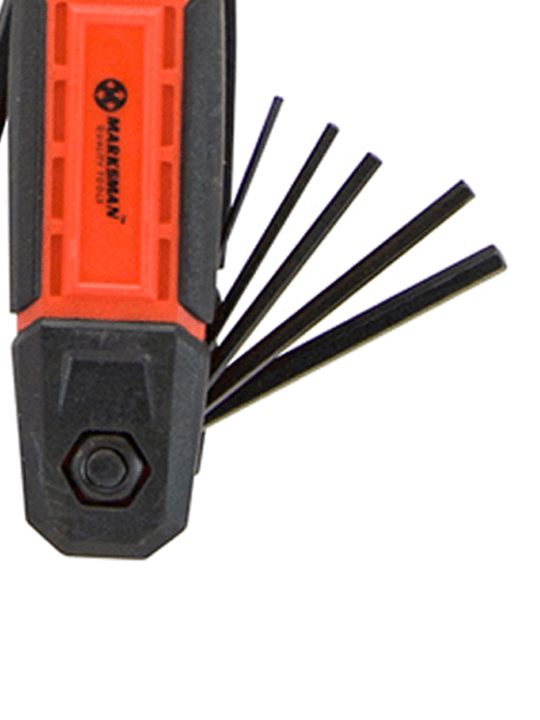 8pc Folding Hex Key Set 68568C 4