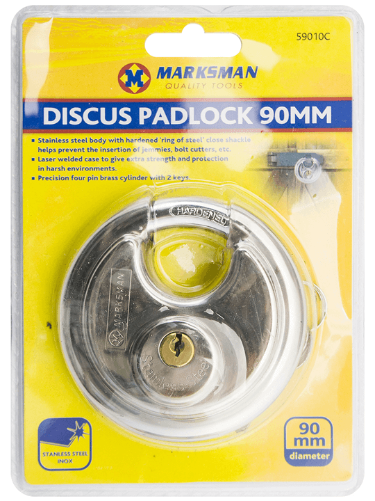 90mm SS Disc Padlock 59010C 1 Padlock
