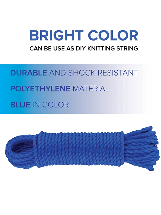 14 50ft15m Soft PE Rope 68085C 3