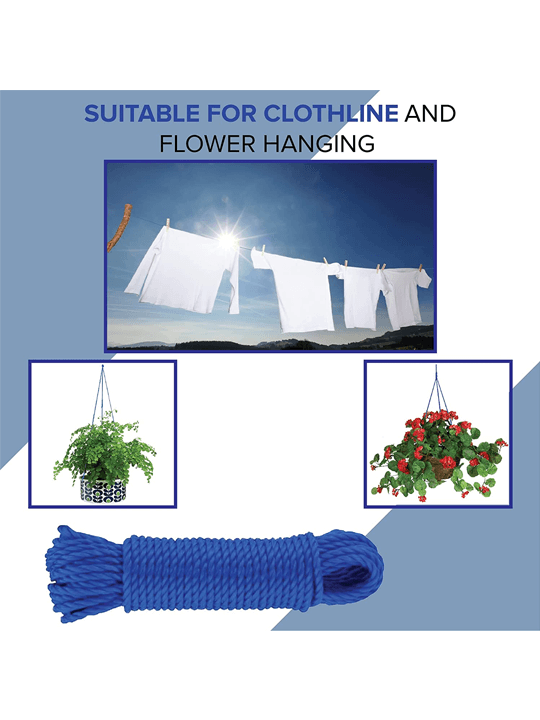 14 50ft15m Soft PE Rope 68085C 5