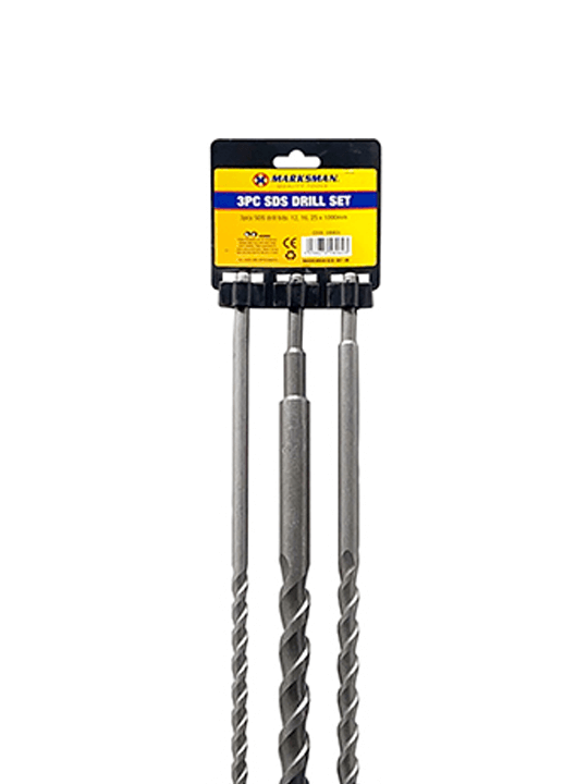 3pc SDS Drill Bit Set 1000mm 58062C 2