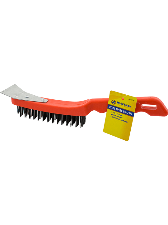 Wire Brush with Scraper 64079C 1 Brush