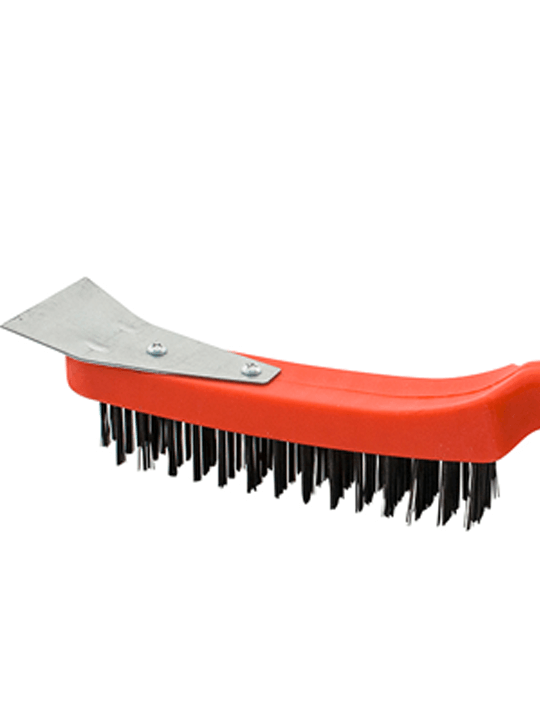 Wire Brush with Scraper 64079C 2