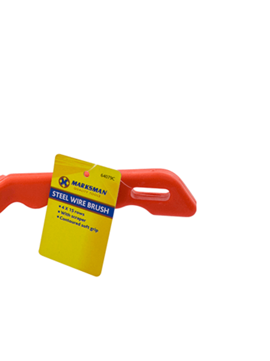 Wire Brush with Scraper 64079C 3