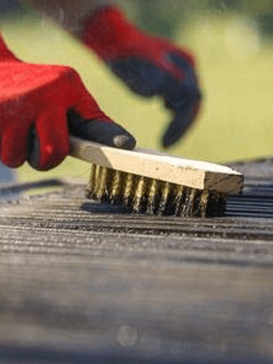 Wire Brush with Scraper 64079C 5