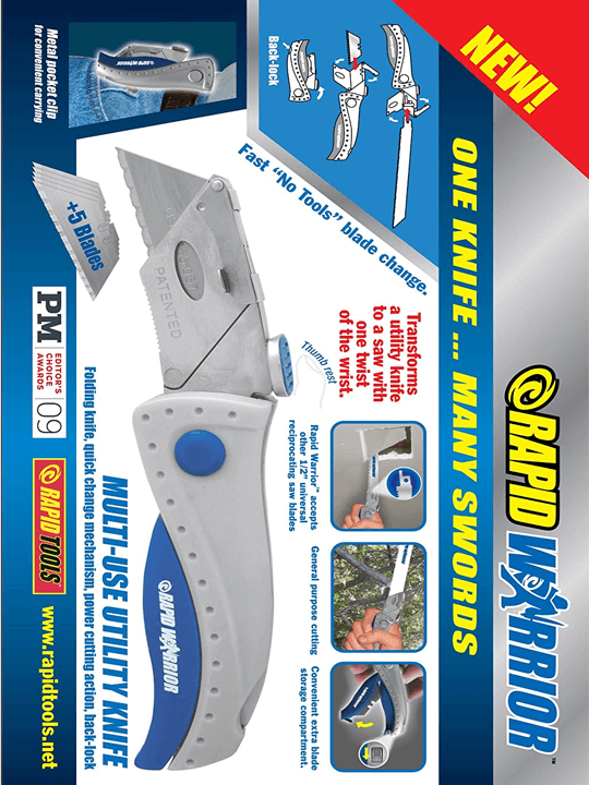 Rapid Warrior Lockback Utility 1 Rapid Warrior Lockback Utility