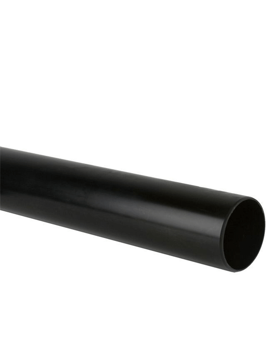 2 inch Solvent Weld Waste Pipe Black (SKU EVO 5.5-SPB55X3) 1 Pipe