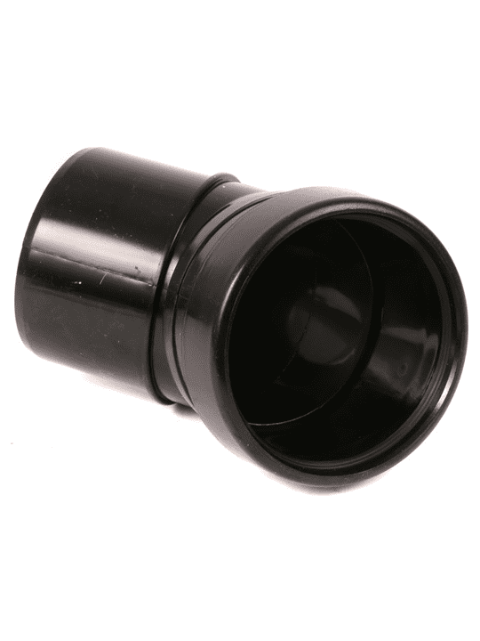 4inch 45 Bend Single Socket 110mm 135° Socket Spigot Black (SKU EVO 2.85-SSELBB110-45) 3