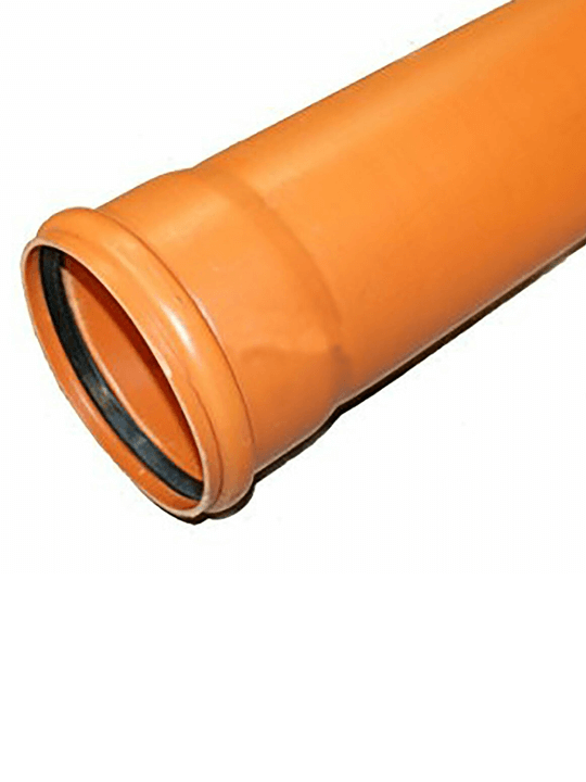 4inch Underground Pipe (Orange) ( SKU EVO 8.99-UGPO110X3 ) Pipe