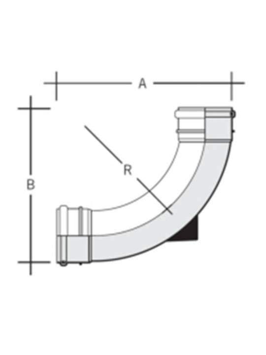 4inch Underground Rest Bend (Orange) ( SKU EVO 8.2-RESTBUGO110 ) 3