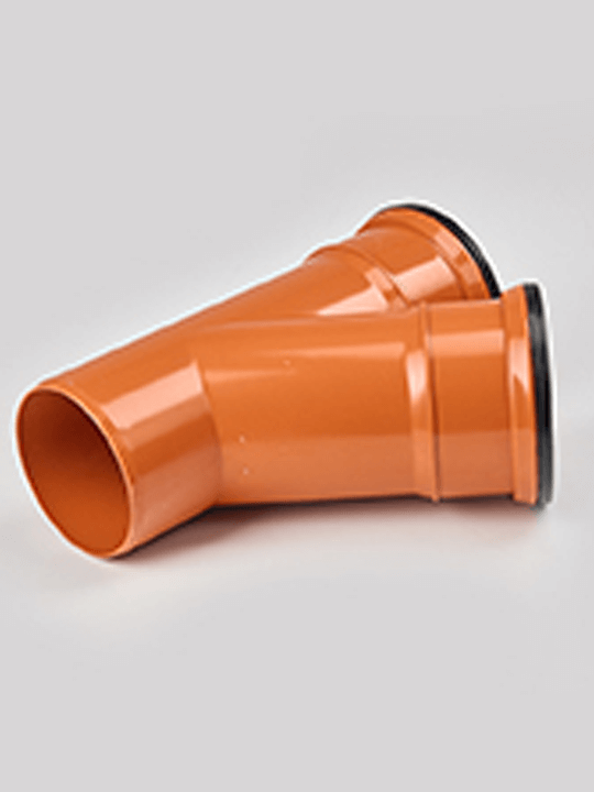 4inch Underground Y Single Socket (Orange) ( SKU EVO 4.3-DSYUGO110 ) 1 Pipe