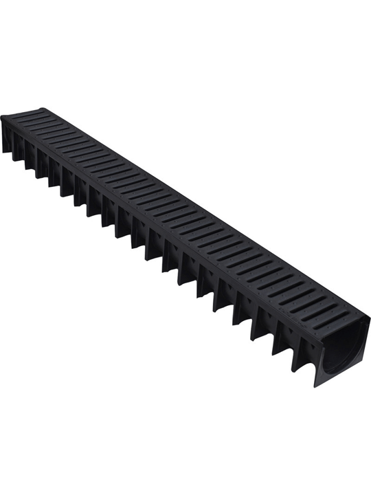 Plastic Drain Channel & Grating 1MT ( SKU EVO 6-DRAINCP 1MRT ) Drainage